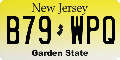 NJ license plate B79WPQ