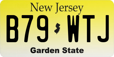 NJ license plate B79WTJ