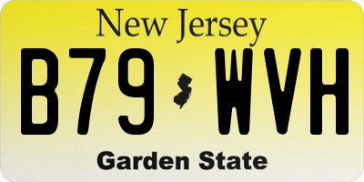 NJ license plate B79WVH