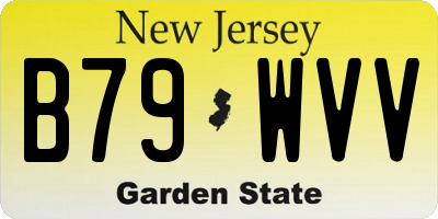 NJ license plate B79WVV