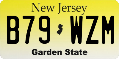 NJ license plate B79WZM