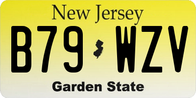 NJ license plate B79WZV