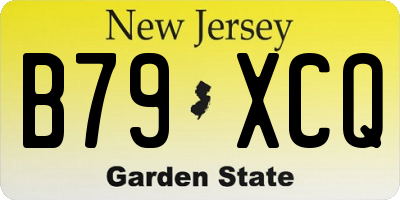 NJ license plate B79XCQ
