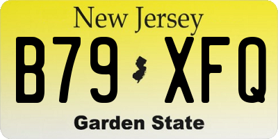 NJ license plate B79XFQ