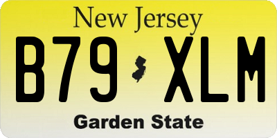 NJ license plate B79XLM