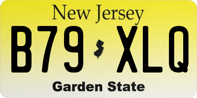 NJ license plate B79XLQ