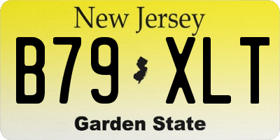 NJ license plate B79XLT