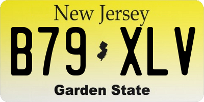 NJ license plate B79XLV