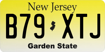NJ license plate B79XTJ