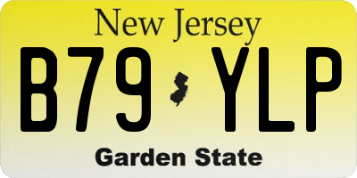 NJ license plate B79YLP