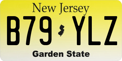 NJ license plate B79YLZ
