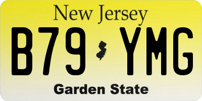 NJ license plate B79YMG