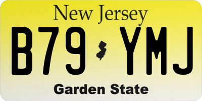 NJ license plate B79YMJ