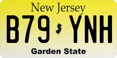 NJ license plate B79YNH