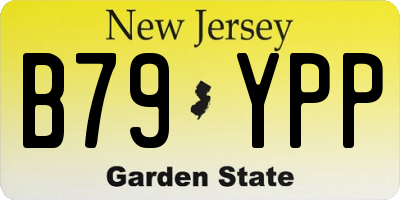 NJ license plate B79YPP