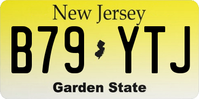 NJ license plate B79YTJ