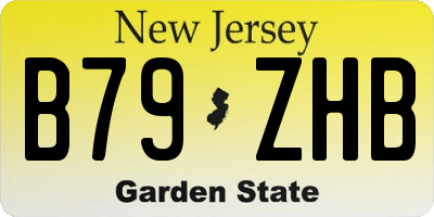 NJ license plate B79ZHB