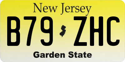 NJ license plate B79ZHC