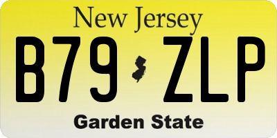 NJ license plate B79ZLP