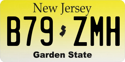 NJ license plate B79ZMH