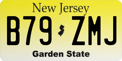 NJ license plate B79ZMJ