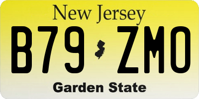 NJ license plate B79ZMO