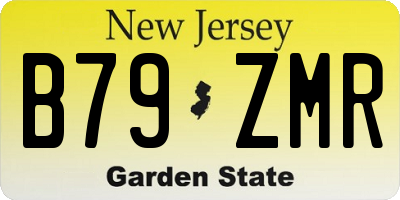 NJ license plate B79ZMR