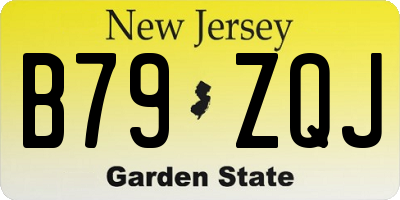 NJ license plate B79ZQJ