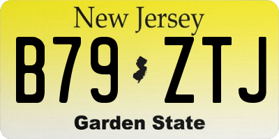 NJ license plate B79ZTJ