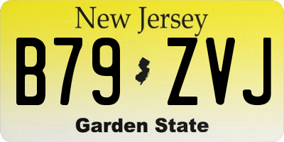 NJ license plate B79ZVJ