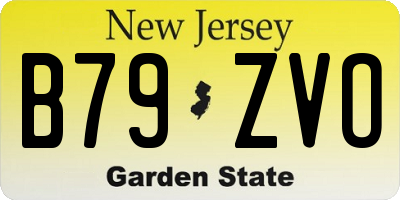 NJ license plate B79ZVO