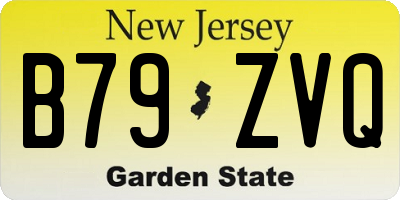 NJ license plate B79ZVQ