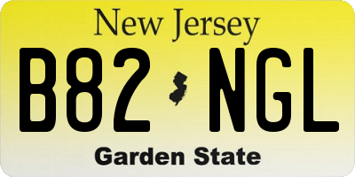 NJ license plate B82NGL