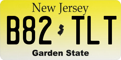 NJ license plate B82TLT