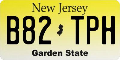 NJ license plate B82TPH