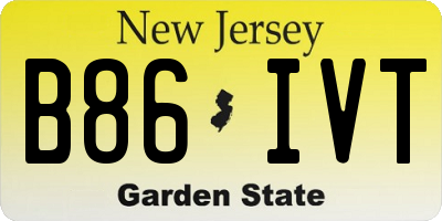 NJ license plate B86IVT