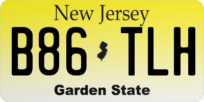 NJ license plate B86TLH