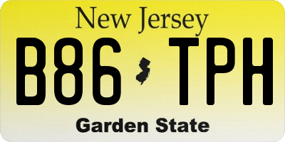 NJ license plate B86TPH