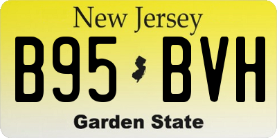 NJ license plate B95BVH