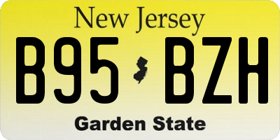 NJ license plate B95BZH