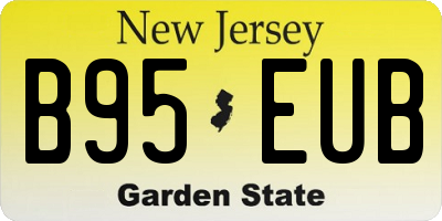 NJ license plate B95EUB