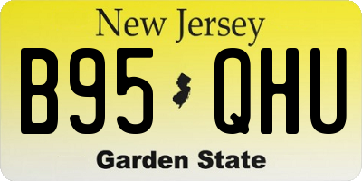 NJ license plate B95QHU
