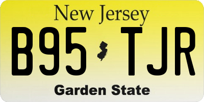 NJ license plate B95TJR