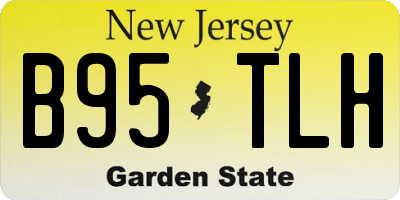 NJ license plate B95TLH