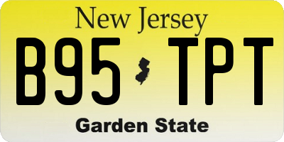 NJ license plate B95TPT