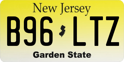 NJ license plate B96LTZ