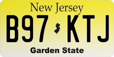 NJ license plate B97KTJ