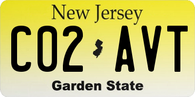 NJ license plate C02AVT