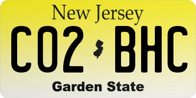 NJ license plate C02BHC