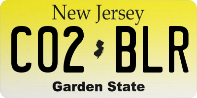 NJ license plate C02BLR